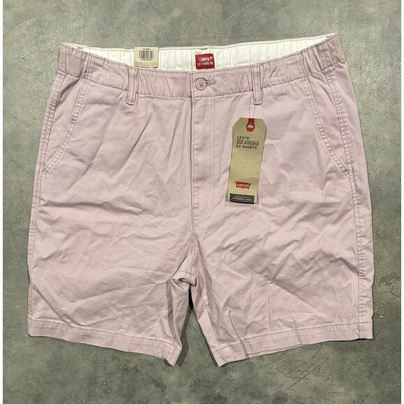 Levis XX Chino EZ Shorts Men's Size L Pink Stretch Waist NWT - Picture 1 of 7